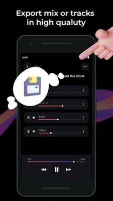 Vocal remover, music separator android App screenshot 1